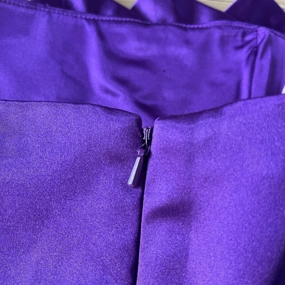 jessica McClintock Strapless Fan Tiered Dress - Picture 9 of 10